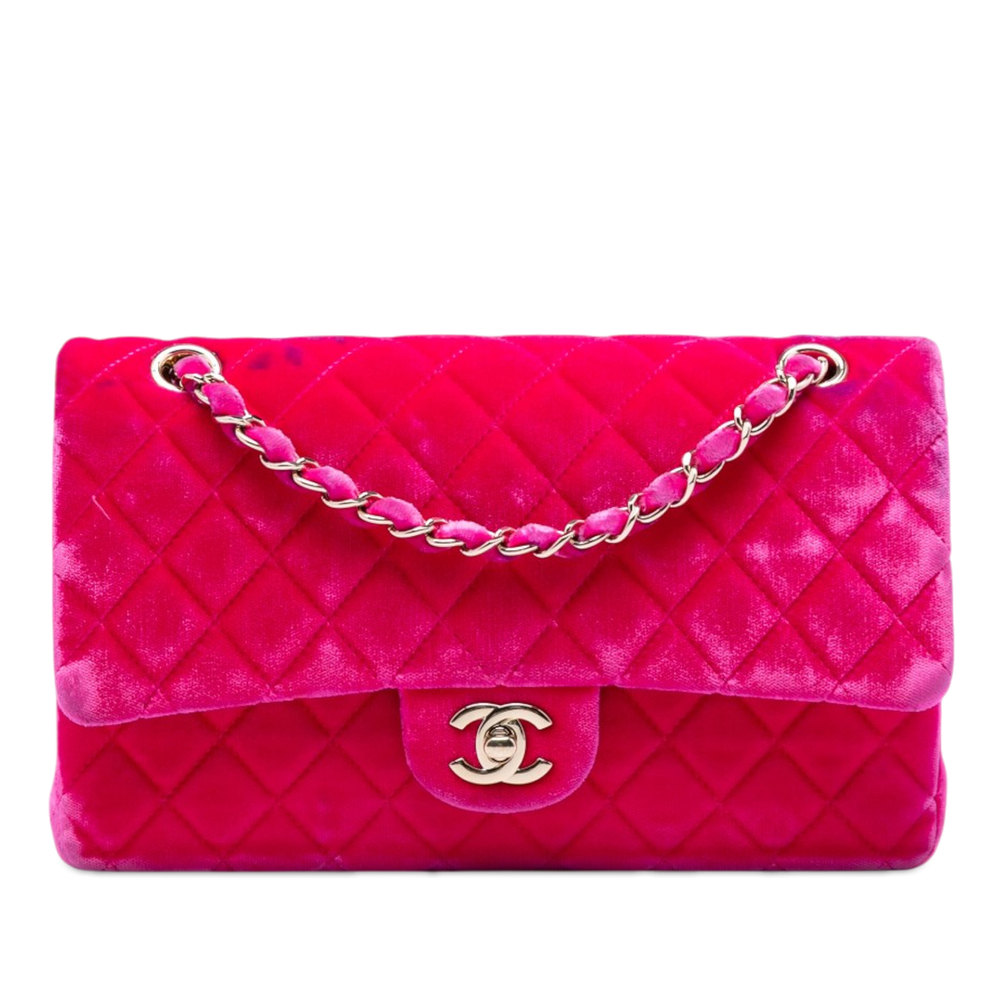 Pre-Loved Chanel Medium Classic Velvet Double Flap